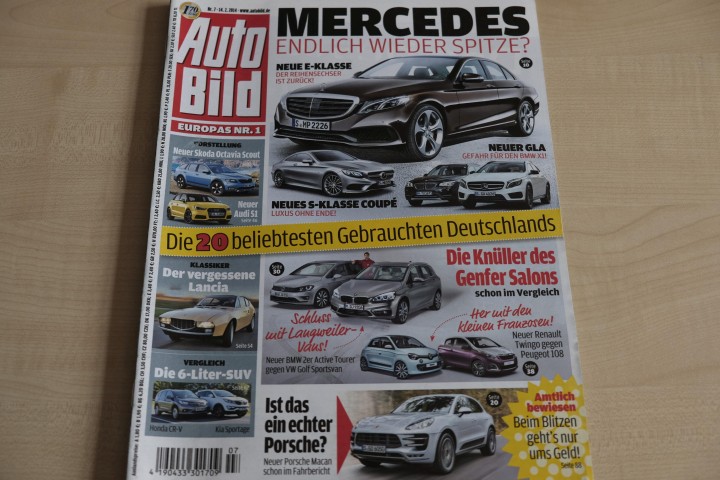 Deckblatt Auto Bild (07/2014)